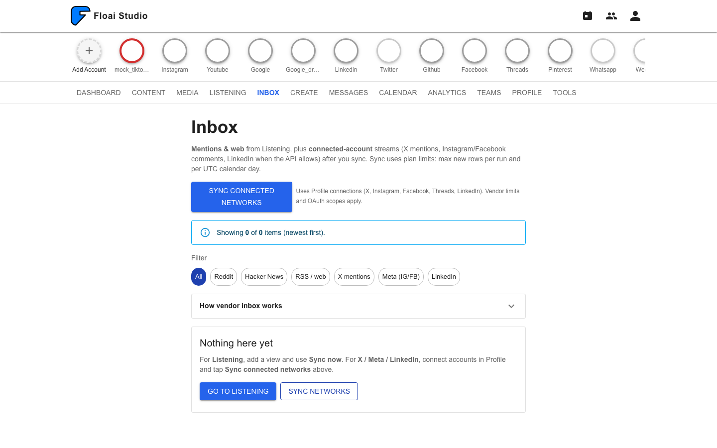 FloAI unified Inbox